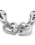 Pandora Puzzle Piece Hearts Splittable Friendship Hangende Bedel 792239C01, exclusief en kwalitatief hoogwaardig. Ontdek nu!