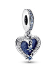 Pandora Celestial Shooting Star Heart Double Dangle Charm 792356C01, exclusief en kwalitatief hoogwaardig. Ontdek nu!