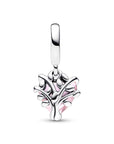Pandora Roze Stamboom en Hart Hangende Bedel 792654C01, exclusief en kwalitatief hoogwaardig. Ontdek nu!