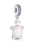 Pandora Murano Glass Pink Sea Turtle Dangle Charm 798939C02, exclusief en kwalitatief hoogwaardig. Ontdek nu!