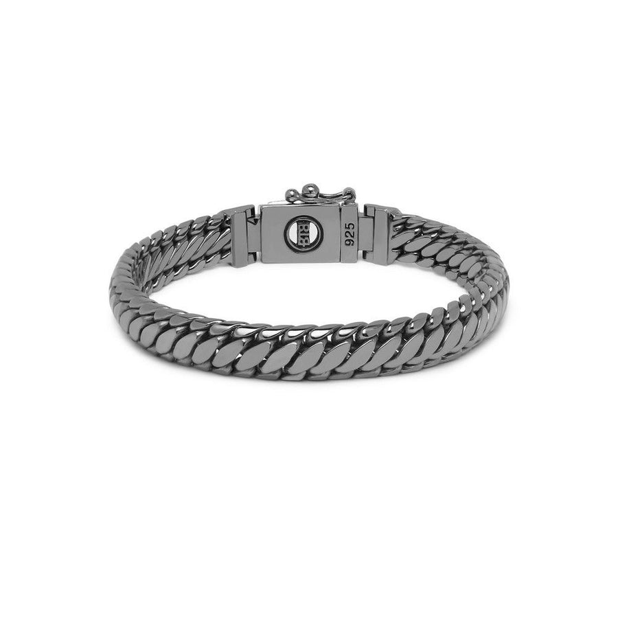 Buddha to Buddha Armband Ben XS Black Rhodium Shine Zilver J070BR SS