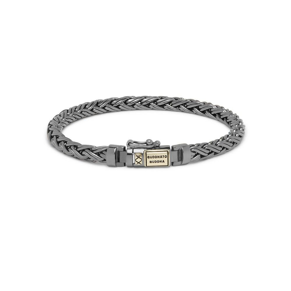 Buddha to Buddha Armband Katja XS Black Rhodium Shine Goud 14K J170BR SG, exclusief en kwalitatief hoogwaardig. Ontdek nu!