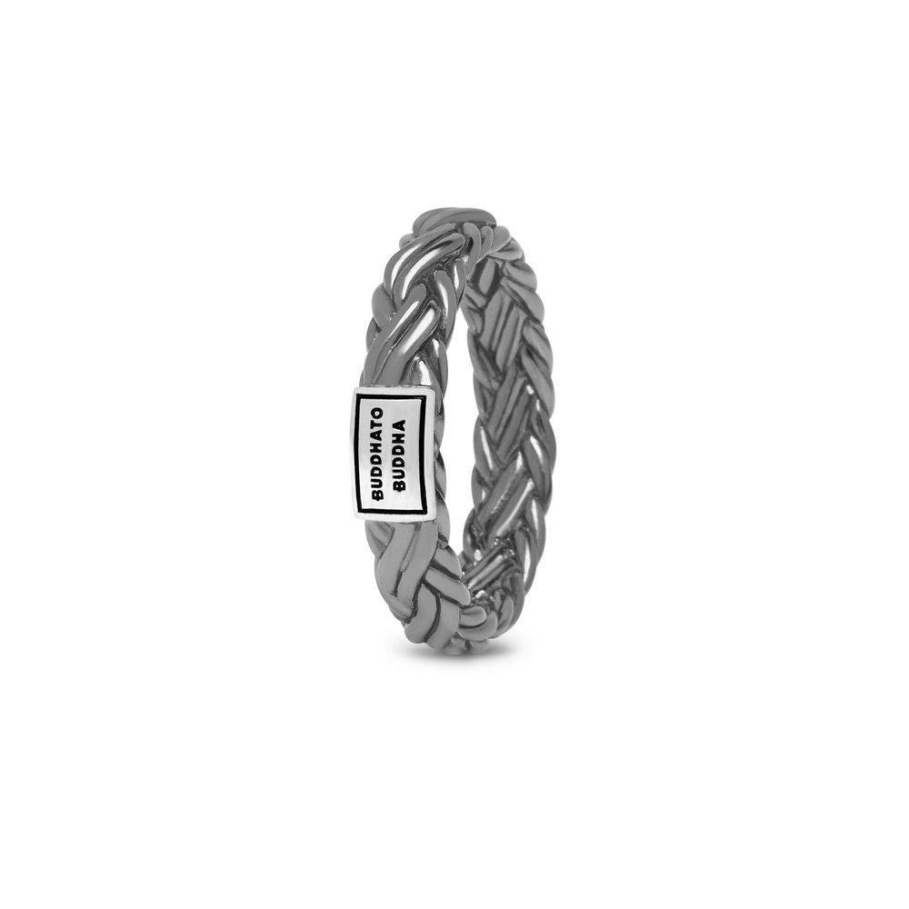 Buddha to Buddha ring 605BR SS Katja XS Rhodium Shine Zilver, exclusief en kwalitatief hoogwaardig. Ontdek nu!
