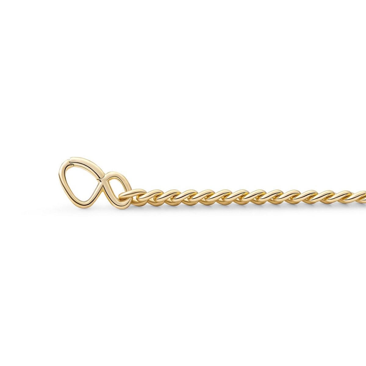 Sparkling Jewels armband Curb chain gold plated - Silver LK-CBG, exclusief en kwalitatief hoogwaardig. Ontdek nu!