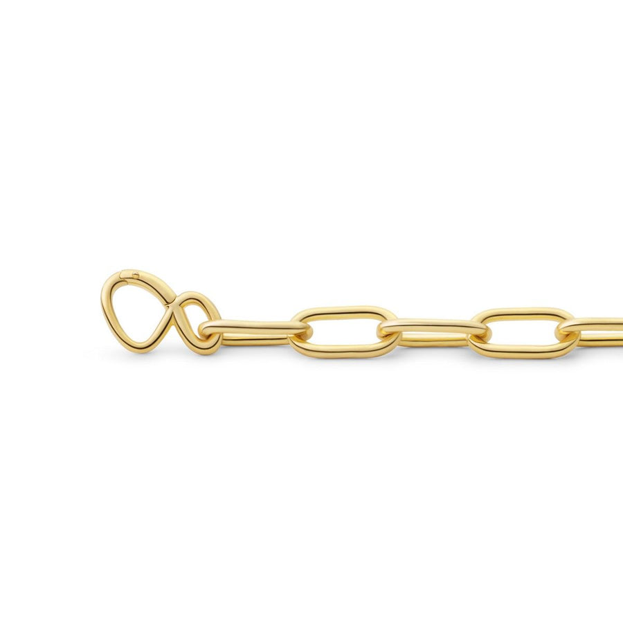 Sparkling Jewels armband Long link gold plated - Silver - 18cm, exclusief en kwalitatief hoogwaardig. Ontdek nu!
