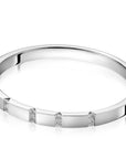 Mart Visser by Zinzi zilveren strakke bangle armband 6mm bezet met princess geslepen witte zirkonia's MVA20, exclusief en kwalitatief hoogwaardig. Ontdek nu!