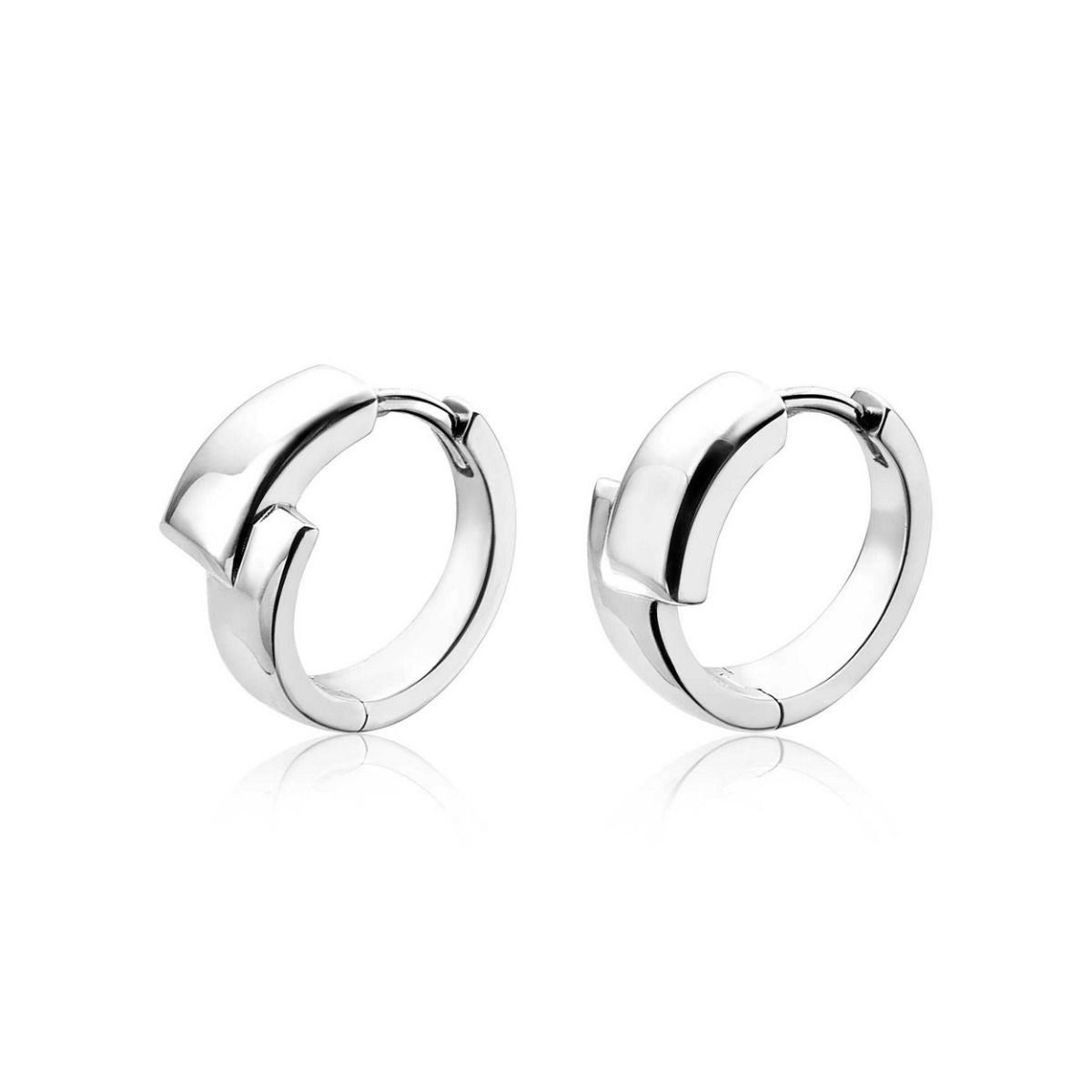 Mart Visser by Zinzi zilveren strakke oorsieraden glad 17 x 8mm MVO16, exclusief en kwalitatief hoogwaardig. Ontdek nu!