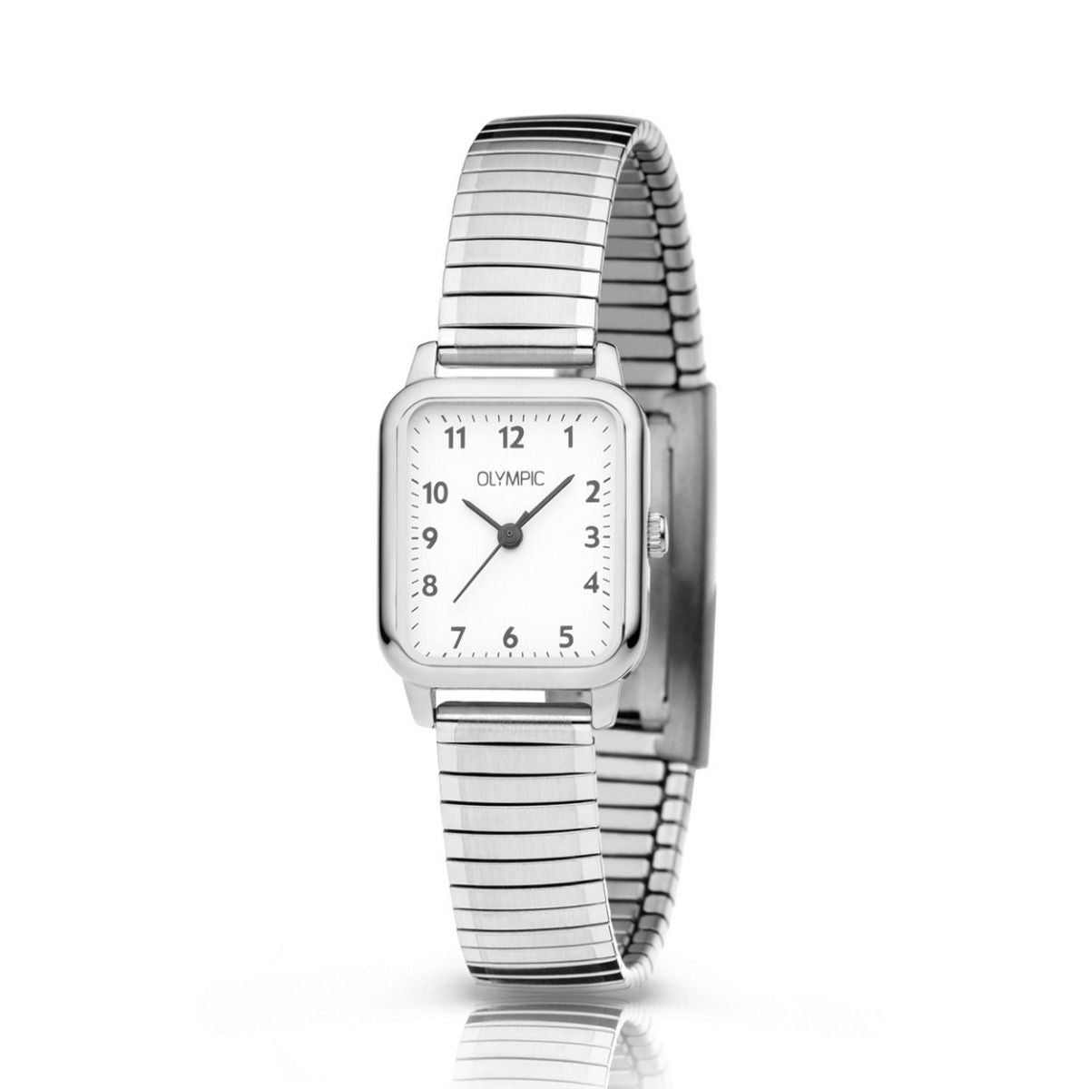 Olympic OL26DSS140 BRITT - Horloge - Staal - Wit - 20-23mm, exclusief en kwalitatief hoogwaardig. Ontdek nu!