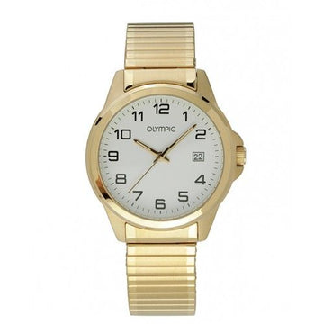 Olympic OL26HDD005 horloge -staal - goudkleurig - Rekband -38mm, exclusief en kwalitatief hoogwaardig. Ontdek nu!