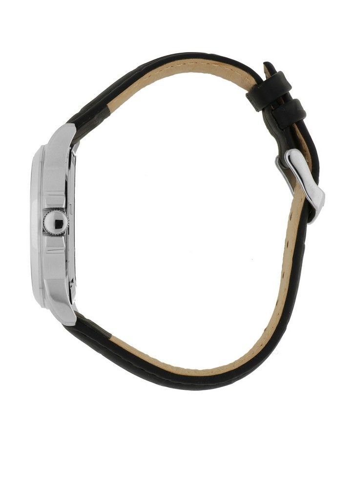 Olympic OL26HSL069 Bari Horloge - Leer -Zwart- 39mm, exclusief en kwalitatief hoogwaardig. Ontdek nu!