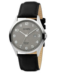 Olympic OL26HSL072 Merano Horloge - Leer - Zwart - 40mm, exclusief en kwalitatief hoogwaardig. Ontdek nu!