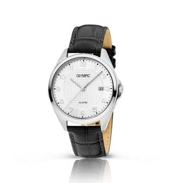 Olympic horloge OL26HSL076 - Staal - Zilverkleurig - 41mm, exclusief en kwalitatief hoogwaardig. Ontdek nu!