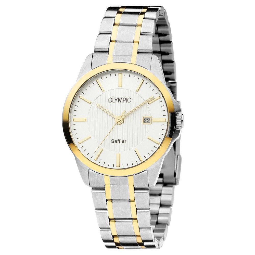 Olympic OL26HSS288B Bari Horloge - Staal - Bicolor - 39mm, exclusief en kwalitatief hoogwaardig. Ontdek nu!