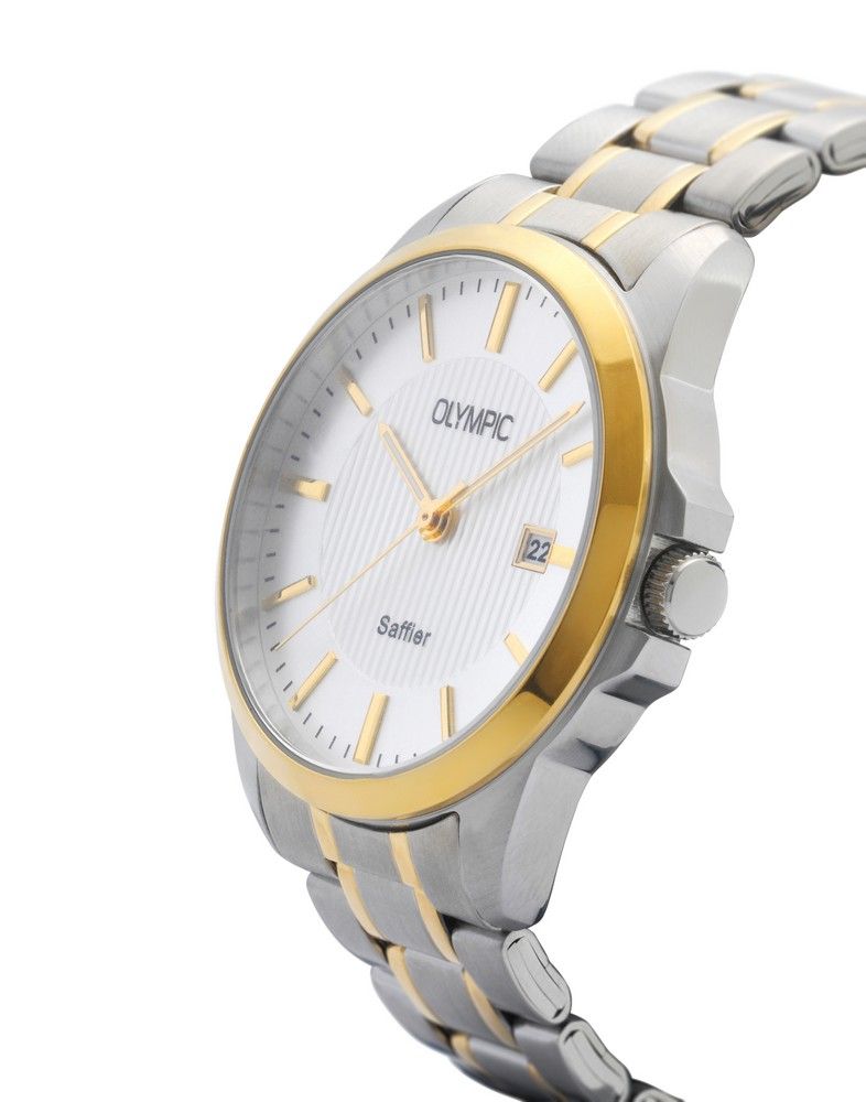Olympic OL26HSS288B Bari Horloge - Staal - Bicolor - 39mm, exclusief en kwalitatief hoogwaardig. Ontdek nu!