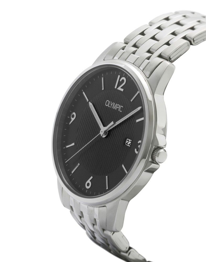 Olympic OL26HSS283 Dallas Horloge - Staal - Zilverkleurig - 39mm, exclusief en kwalitatief hoogwaardig. Ontdek nu!