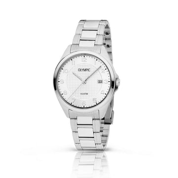 Olympic horloge OL26HSS304 - Staal - Zilverkleurig - 40mm, exclusief en kwalitatief hoogwaardig. Ontdek nu!