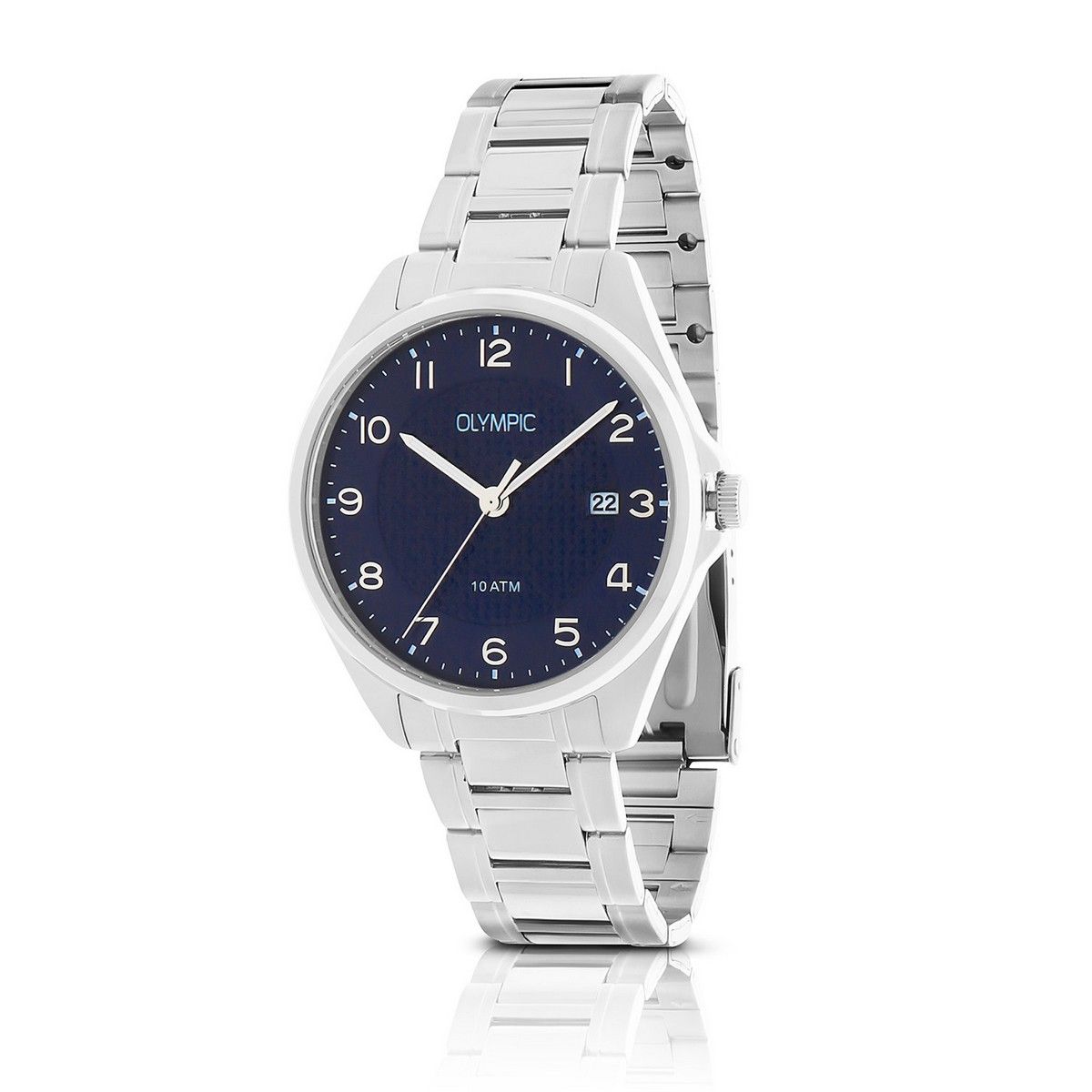 Olympic horloge OL26HSS305 - Staal - Zilverkleurig - 40mm, exclusief en kwalitatief hoogwaardig. Ontdek nu!