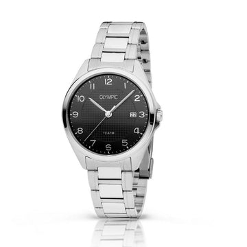Olympic OL26HSS306 Ralph - Horloge - Staal - Zwart - 40mm