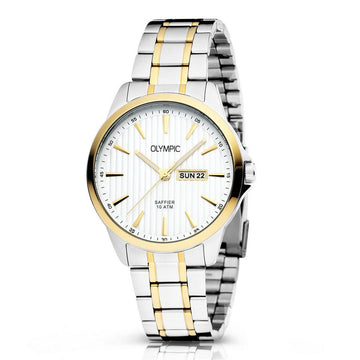 Olympic OL26HSS314B JOHN Horloge - Bico - Staal - Zilver