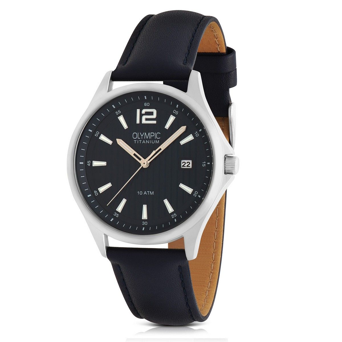 Olympic OL26HTL217 Horloge Heren Blauw 40mm, exclusief en kwalitatief hoogwaardig. Ontdek nu!