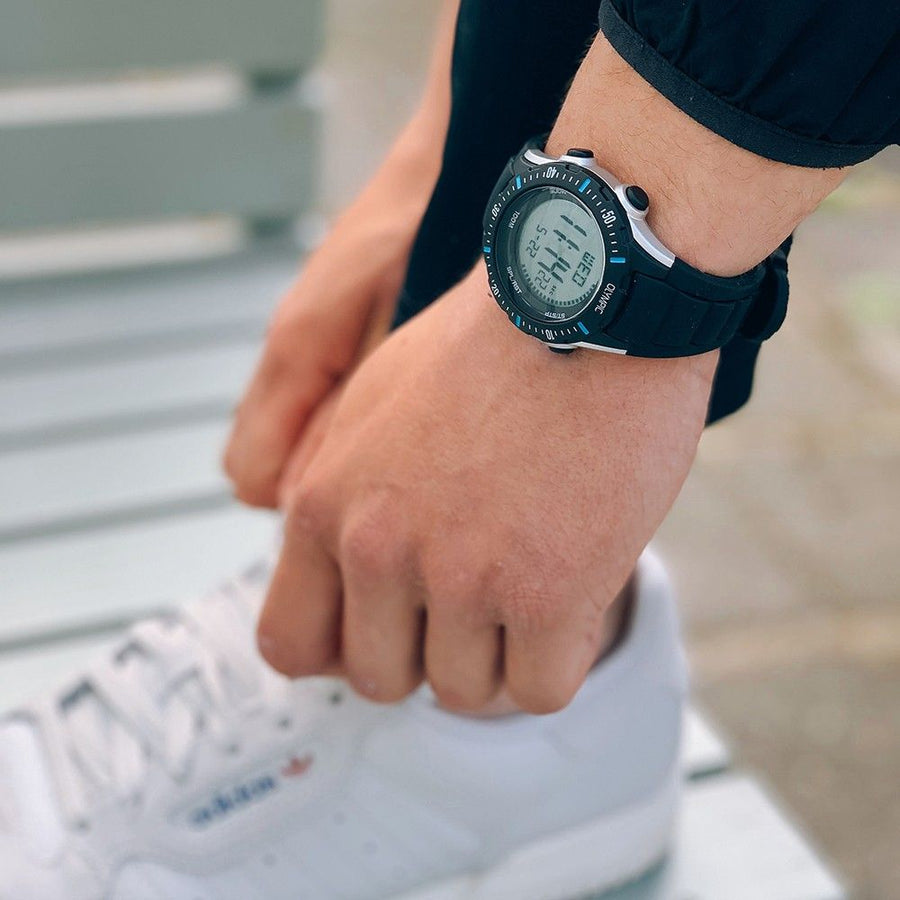 Olympic OL45HKR010 BIKING Horloge - Rubber - Blauw - 40mm, exclusief en kwalitatief hoogwaardig. Ontdek nu!
