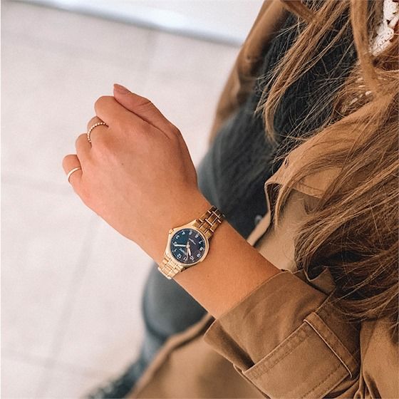 Olympic OL72DDD002 Baltimore Horloge - Staal - Goudkleurig - 29mm, exclusief en kwalitatief hoogwaardig. Ontdek nu!