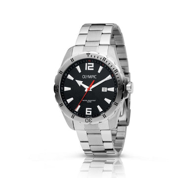 Olympic OL72HSS250 PIETER - Horloge - Staal - Zwart - 43mm