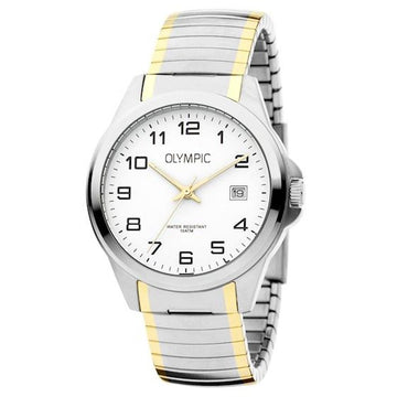Olympic OL72HSS264B Phoenix Horloge - Staal - Bicolor - 38mm, exclusief en kwalitatief hoogwaardig. Ontdek nu!