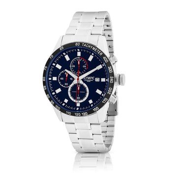 Olympic OL72HSS289 MAX Horloge - Staal - Bracelet - Blauw