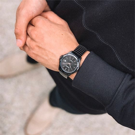 Olympic OL72HZZ001 Phoenix Horloge - Staal - Zwart - 38mm, exclusief en kwalitatief hoogwaardig. Ontdek nu!