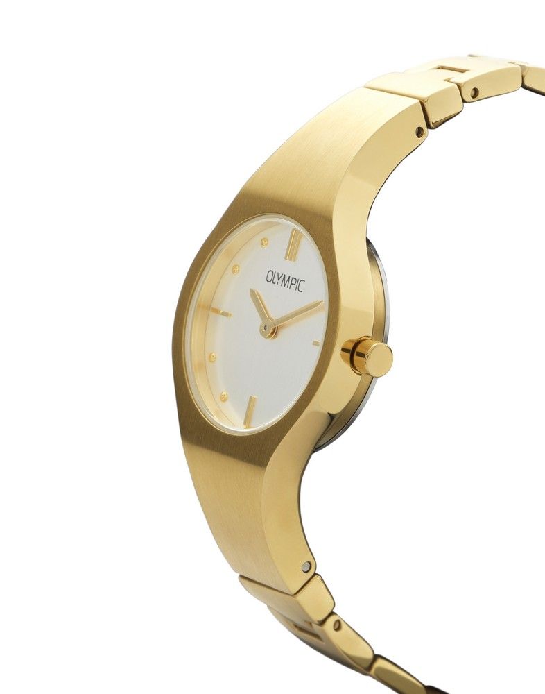 Olympic OL88DDD001 Roma Horloge - Staal - Goudkleurig - 26mm, exclusief en kwalitatief hoogwaardig. Ontdek nu!