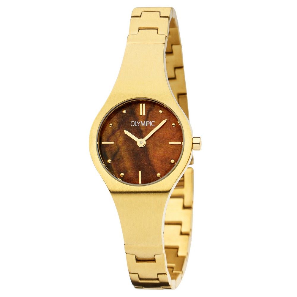 Olympic OL88DDD002 Roma Horloge - Staal - Goudkleurig - 26mm, exclusief en kwalitatief hoogwaardig. Ontdek nu!