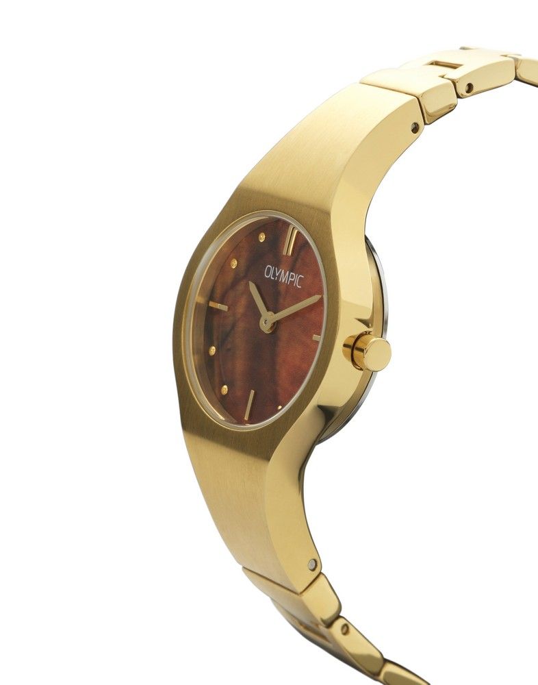 Olympic OL88DDD002 Roma Horloge - Staal - Goudkleurig - 26mm, exclusief en kwalitatief hoogwaardig. Ontdek nu!