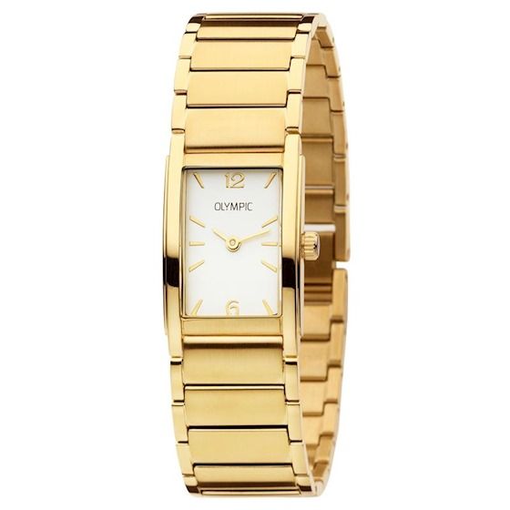 Olympic OL88DDD004 Modena Horloge - Staal - Goudkleurig - 18mm, exclusief en kwalitatief hoogwaardig. Ontdek nu!