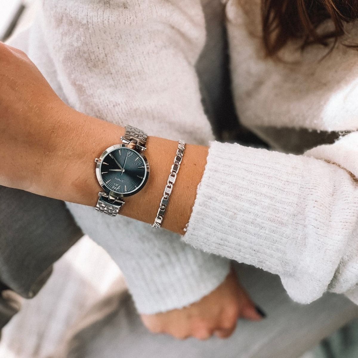 Olympic OL88DSS010 Sorrento Horloge - Staal - Zilverkleurig - 32mm, exclusief en kwalitatief hoogwaardig. Ontdek nu!