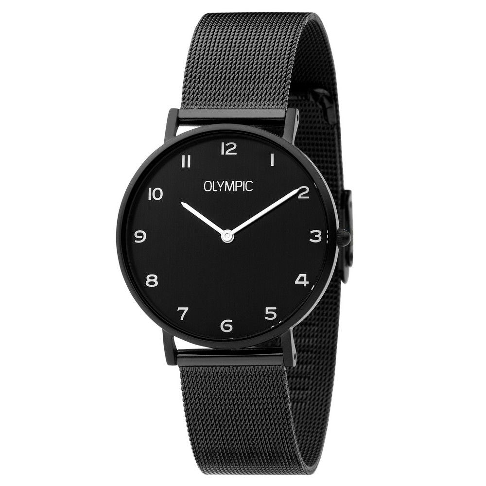Olympic OL89DZZ001 Reno Horloge - Staal - Zwart - 36mm, exclusief en kwalitatief hoogwaardig. Ontdek nu!