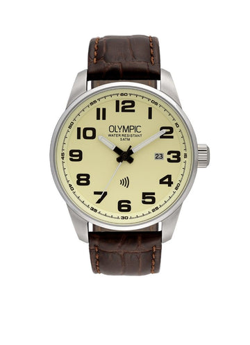 Olympic horloge OL89HSL049 - Staal - Zilverkleurig - 44mm, exclusief en kwalitatief hoogwaardig. Ontdek nu!