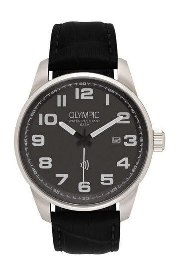 Olympic horloge OL89HSL054 - Staal - Zilverkleurig - 44mm