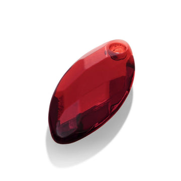 Sparkling Jewels Ruby Quartz Leaf ketting edelsteen - PENGEM50-FCT-S