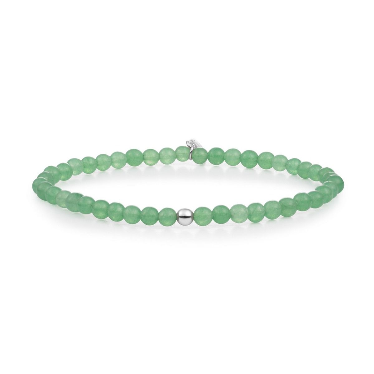 Sparkling Jewels armband Green Aventurine Saturn small - SB-GEM29-ADD-4MM, exclusief en kwalitatief hoogwaardig. Ontdek nu!