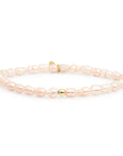 Sparkling Jewels - Armband: Peach Pearl Saturn small - SBG-P03-ADD-4MM, exclusief en kwalitatief hoogwaardig. Ontdek nu!