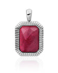 Sparkling Jewels hanger - Silver - Fuchsia Jade Baguette, exclusief en kwalitatief hoogwaardig. Ontdek nu!