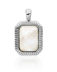 Sparkling Jewels hanger - Silver - Mother of Pearl Baguette SP23-P01, exclusief en kwalitatief hoogwaardig. Ontdek nu!