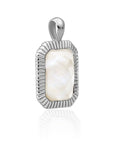 Sparkling Jewels hanger - Silver - Mother of Pearl Baguette SP23-P01, exclusief en kwalitatief hoogwaardig. Ontdek nu!