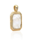 Sparkling Jewels hanger - Gold - Mother of Pearl Baguette SPG23-P01, exclusief en kwalitatief hoogwaardig. Ontdek nu!