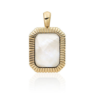 Sparkling Jewels hanger - Gold - Mother of Pearl Baguette SPG23-P01, exclusief en kwalitatief hoogwaardig. Ontdek nu!