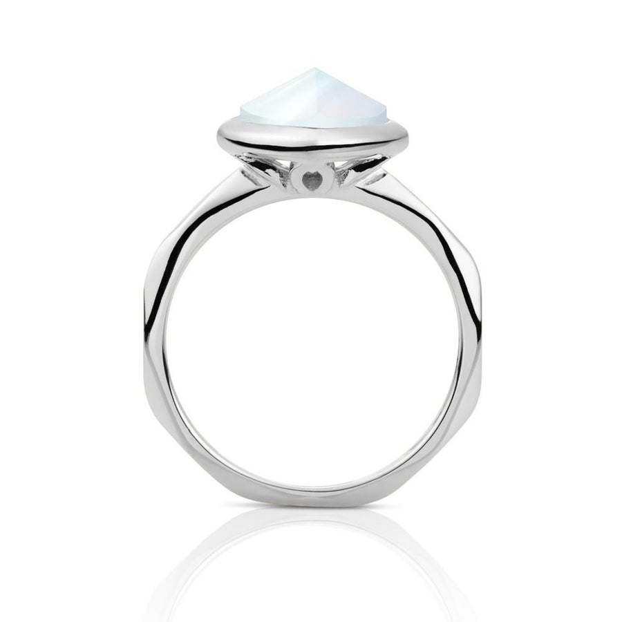 Sparkling Jewels Ring - Zilver - Opalite Edge SRI01-G14, exclusief en kwalitatief hoogwaardig. Ontdek nu!