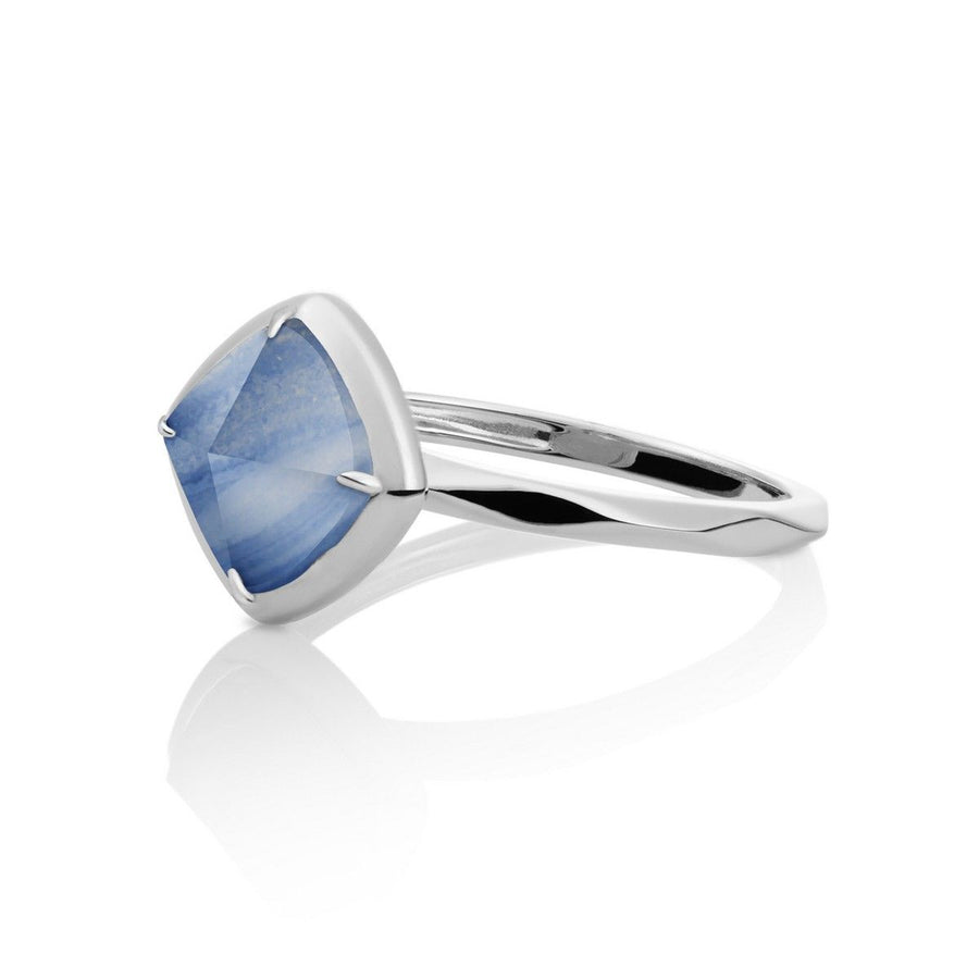 Sparkling Jewels Ring Ring - Zilver - Blue Aventurine Edge SRI01-G37, exclusief en kwalitatief hoogwaardig. Ontdek nu!