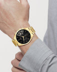 Tommy Hilfiger TH1710447 Horloge Heren - 44 mm - Goudkleurig, exclusief en kwalitatief hoogwaardig. Ontdek nu!