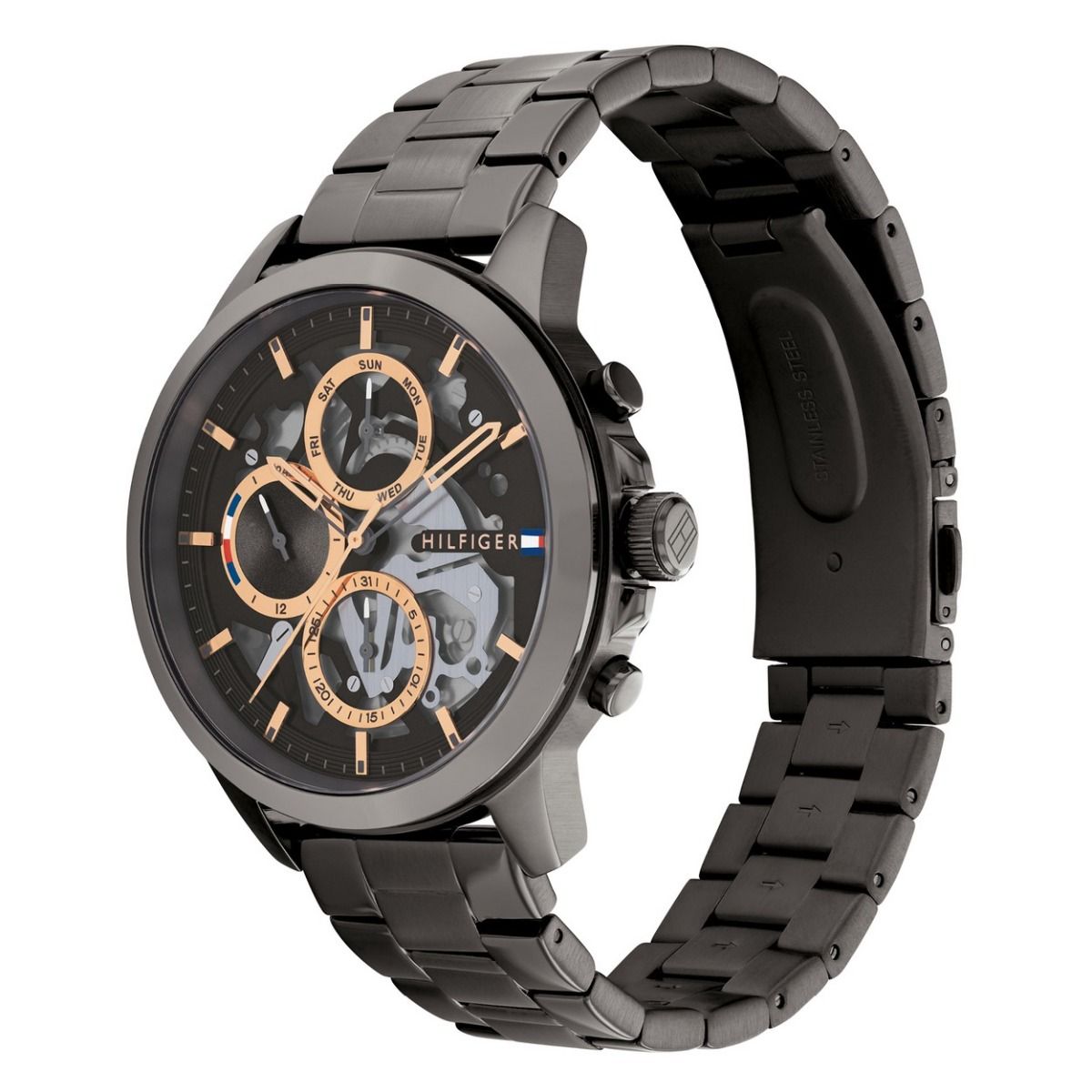 Tommy Hilfiger TH1710479 Horloge - Staal - Grijs - 44mm, exclusief en kwalitatief hoogwaardig. Ontdek nu!